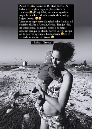 Ivjana Banić Skoraj 'Požrta' zaradi Družinske Fotografije na Plaži