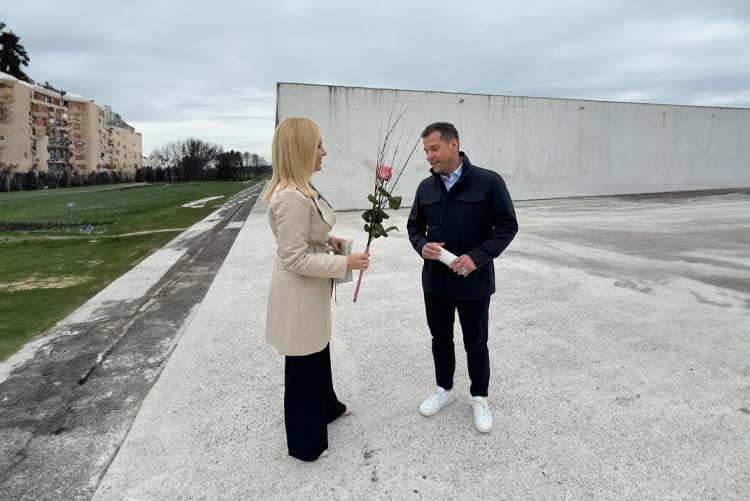 Gregor Trebušak prestrašen ob srečanju z znano Slovenko